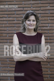 Rome March 18, 2018..Jennifer Egan, American writer, journalist for the New York Times Magazine, Pulitzer Prize for narrative in 2011, photographed in Rome/Jennifer Egan, scrittrice statunitense, giornalista per il New York Times Magazine, Premio Pulitzer per la narrativa nel 2011, fotografata a Roma ©Rino Bianchi/Rosebud2