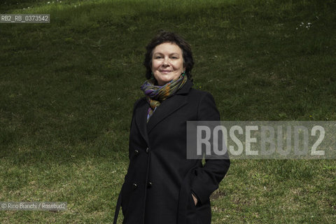 Rome March 18, 2018..Clara Sanchez, Spanish writer, photographed in Rome/Clara Sanchez, scrittrice spagnola, fotografata a Roma ©Rino Bianchi/Rosebud2