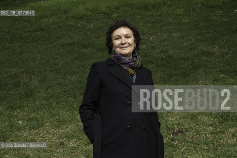 Rome March 18, 2018..Clara Sanchez, Spanish writer, photographed in Rome/Clara Sanchez, scrittrice spagnola, fotografata a Roma. ©Rino Bianchi/Rosebud2