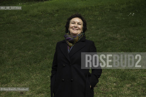 Rome March 18, 2018..Clara Sanchez, Spanish writer, photographed in Rome/Clara Sanchez, scrittrice spagnola, fotografata a Roma. ©Rino Bianchi/Rosebud2