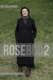 Rome March 18, 2018..Clara Sanchez, Spanish writer, photographed in Rome/Clara Sanchez, scrittrice spagnola, fotografata a Roma. ©Rino Bianchi/Rosebud2