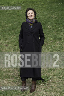 Rome March 18, 2018..Clara Sanchez, Spanish writer, photographed in Rome/Clara Sanchez, scrittrice spagnola, fotografata a Roma. ©Rino Bianchi/Rosebud2