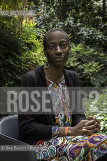 Turin May 10, 2018..Yewande Omotoso, writer, architect and designer originally from Barbados but resident in South Africa, photographed in the Lingotto spacec in Turin/Yewande Omotoso, scrittrice, architetto e designer originaria delle Barbarbados ma residente in Sud Africa, fotografata negli spazi del Lingotto a Torino. ©Rino Bianchi/Rosebud2