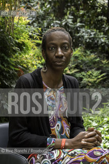 Turin May 10, 2018..Yewande Omotoso, writer, architect and designer originally from Barbados but resident in South Africa, photographed in the Lingotto spacec in Turin/Yewande Omotoso, scrittrice, architetto e designer originaria delle Barbarbados ma residente in Sud Africa, fotografata negli spazi del Lingotto a Torino. ©Rino Bianchi/Rosebud2