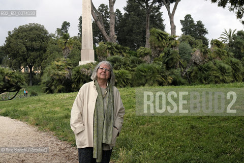 Rome May 3, 2018..Vivian Lamarque, Italian poetess, photographed in Rome in the avenues of Villa Torlonia/Vivian Lamarque, poetessa italiana fotografata a Roma nei viali di Villa Torlonia. ©Rino Bianchi/Rosebud2