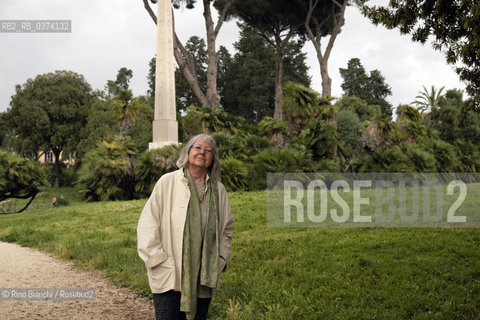 Rome May 3, 2018..Vivian Lamarque, Italian poetess, photographed in Rome in the avenues of Villa Torlonia/Vivian Lamarque, poetessa italiana fotografata a Roma nei viali di Villa Torlonia. ©Rino Bianchi/Rosebud2