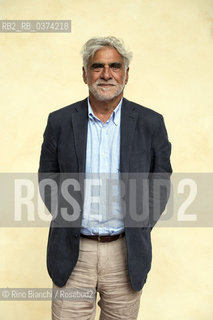 Turin June 8, 2018..Riccardo Barenghi, Italian journalist and essayist, known under the pseudonym of Jena, former editor of Il Manifesto and callaboratore de La Stampa, photographed in Turin in the courtyard of the Circolo dei Lettori/Riccardo Barenghi, giornalista italiano e saggista, conosciuto con lo pseudonimo di Jena, ex direttore de Il Manifesto e callaboratore de La Stampa, fotografato a Torino nel cortile del Circolo dei Lettori. ©Rino Bianchi/Rosebud2