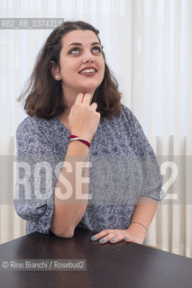 Rome June 23, 2018..Silvia Ciompi, Italian writer photographed in Rome in the spaces of the Hotel Sheraton/Silvia Ciompi, scrittrice italiana fotografata a Roma negli spazi delHotel Sheraton. ©Rino Bianchi/Rosebud2