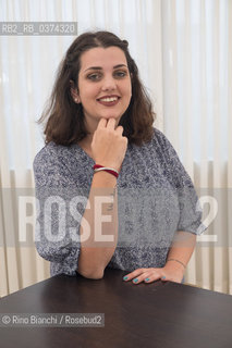 Rome June 23, 2018..Silvia Ciompi, Italian writer photographed in Rome in the spaces of the Hotel Sheraton/Silvia Ciompi, scrittrice italiana fotografata a Roma negli spazi delHotel Sheraton. ©Rino Bianchi/Rosebud2