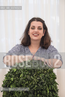 Rome June 23, 2018..Silvia Ciompi, Italian writer photographed in Rome in the spaces of the Hotel Sheraton/Silvia Ciompi, scrittrice italiana fotografata a Roma negli spazi delHotel Sheraton. ©Rino Bianchi/Rosebud2