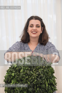 Rome June 23, 2018..Silvia Ciompi, Italian writer photographed in Rome in the spaces of the Hotel Sheraton/Silvia Ciompi, scrittrice italiana fotografata a Roma negli spazi delHotel Sheraton. ©Rino Bianchi/Rosebud2