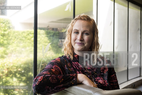 Rome June 23, 2018..Kandi Steiner, American writer, photographed in Rome in the spaces of the Sheraton Hotel/Kandi Steiner, scrittrice americana, fotografata a Roma negli spazi dellHotel Sheraton. ©Rino Bianchi/Rosebud2