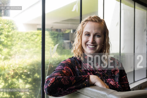 Rome June 23, 2018..Kandi Steiner, American writer, photographed in Rome in the spaces of the Sheraton Hotel/Kandi Steiner, scrittrice americana, fotografata a Roma negli spazi dellHotel Sheraton. ©Rino Bianchi/Rosebud2