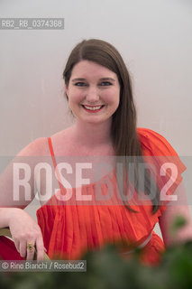 Rome June 23, 2018..Julia Sykes, American writer, is the bestselling author USA Today of the Impossible series, photographed in Rome in the spaces of the Sheraton Hotel/Julia Sykes, scrittrice americana, è l’autrice bestseller USA Today della serie Impossible, fotografata a Roma negli spazi dellHotel Sheraton. ©Rino Bianchi/Rosebud2