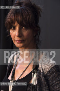 Rome June 26, 2018..Laura Morante, writer actress, photographed in Rome in the spaces of the Basilica of Masenzio/Laura Morante,attrice scrittrice, fotografata a Roma negli spazi della Basilica di Massenzio ©Rino Bianchi/Rosebud2