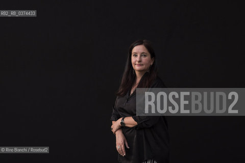 Rome July 3, 2018..Helena Janeczek, German writer, photographed in Rome in the spaces of the Basilica of Massenzio/Helena Janeczek, scrittrice tedesca, fotografata a Roma negli spazi della basilica di Massenzio ©Rino Bianchi/Rosebud2