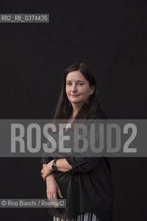 Rome July 3, 2018..Helena Janeczek, German writer, photographed in Rome in the spaces of the Basilica of Massenzio/Helena Janeczek, scrittrice tedesca, fotografata a Roma negli spazi della basilica di Massenzio ©Rino Bianchi/Rosebud2