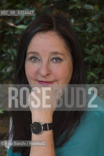 Rome July 4, 2018..Helena Janeczek, German writer, photographed in Rome in the spaces of the International Womens Home/Helena Janeczek, scrittrice tedesca, fotografata a Roma negli spazi della Casa Internazionale delle Donne ©Rino Bianchi/Rosebud2