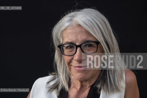 Rome July 3, 2018..Sandra Petrignani, journalist and writer, photographed in Rome in the spaces of the Basilica of Massenzio/Sandra Petrignani, giornalista e scrittrice, fotografata a Roma negli spazi della Basilica di Massenzio. ©Rino Bianchi/Rosebud2