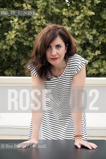 Rome August 2, 2018..Nadia Terranova, writer, author of childrens books and collaborator of newspapers and magazines photographed in Rome on the terrace of Palazzo Merulana/Nadia Terranova, scrittrice, autrice di libri per bambini e collaboratrice di quotidiani e riviste fotografata a Roma sulla terrazza di Palazzo Merulana. ©Rino Bianchi/Rosebud2