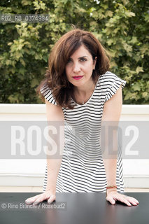 Rome August 2, 2018..Nadia Terranova, writer, author of childrens books and collaborator of newspapers and magazines photographed in Rome on the terrace of Palazzo Merulana/Nadia Terranova, scrittrice, autrice di libri per bambini e collaboratrice di quotidiani e riviste fotografata a Roma sulla terrazza di Palazzo Merulana. ©Rino Bianchi/Rosebud2