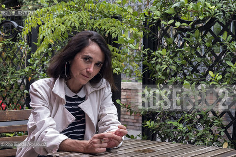 Rome October 10, 2018..Lisa Ginzburg writer, translator and Italian philosopher, photographed in Rome in the Esquilino district/Lisa Ginzburg scrittrice, traduttrice e filosofa italiana, fotografata a Roma nel quartiere Esquilino. ©Rino Bianchi/Rosebud2