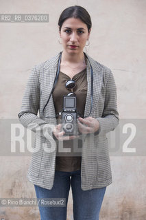 Rome October 9, 2018..Francesca Diotallevi writer, photographed in Rome, author of The Dark Rooms, Amedeo, je taime, Inside the wind blows and From your eyes only, novel that has the protagonist the photographer Vivian Maier/Francesca Diotallevi scrittrice, fotografata a Roma, autrice de Le stanze buie, Amedeo, je t’aime, Dentro soffia il vento e Dai tuoi occhi solamente, romanzo che ha come protagonista la fotografa Vivian Maier. ©Rino Bianchi/Rosebud2