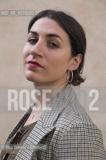 Rome October 9, 2018..Francesca Diotallevi writer, photographed in Rome, author of The Dark Rooms, Amedeo, je taime, Inside the wind blows and From your eyes only, novel that has the protagonist the photographer Vivian Maier/Francesca Diotallevi scrittrice, fotografata a Roma, autrice de Le stanze buie, Amedeo, je t’aime, Dentro soffia il vento e Dai tuoi occhi solamente, romanzo che ha come protagonista la fotografa Vivian Maier. ©Rino Bianchi/Rosebud2