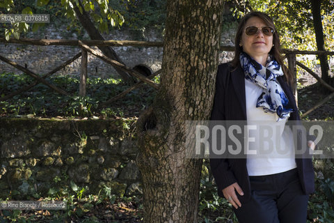 Labico(Rm) November 17, 2018..Cecilia Laschi, engineer, professor of biorobotics at the SantAnna School of Pisa, creator of the Octopus robot, photographed in Labico/Cecilia Laschi, ingegnere, docente di biorobotica alla Scuola SantAnna di Pisa, creatrice del robot Octopus, fotografata a Labico. ©Rino Bianchi/Rosebud2