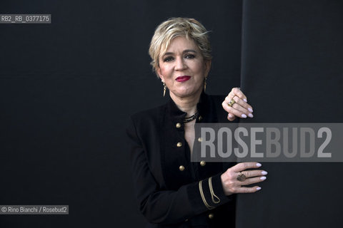 Rome December 8, 2018..Petra Reski, a German journalist and writer, famous for her literary production of denunciation on organized crime, photographed in Rome in the spaces of La Nuvola/Petra Reski giornalista e scrittrice tedesca, famosa per la sua produzione letteraria di denuncia sulla criminalità organizzata, fotografata a Roma negli spazi de La Nuvola. ©Rino Bianchi/Rosebud2