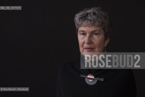 Rome December 8, 2018..Jane Sautière, French writer, photographed in Rome in the spaces of the La Nuvola Convention Center/Jane Sautière, scrittrice francese, fotografata a Roma negli spazi del Convention Center La Nuvola ©Rino Bianchi/Rosebud2