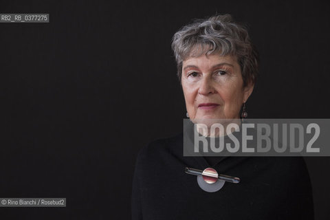 Rome December 8, 2018..Jane Sautière, French writer, photographed in Rome in the spaces of the La Nuvola Convention Center/Jane Sautière, scrittrice francese, fotografata a Roma negli spazi del Convention Center La Nuvola ©Rino Bianchi/Rosebud2