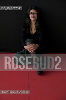 Rome December 7, 2018..Francesca Bellino, journalist and writer, photographed in Rome in the spaces of the La Nuvola Convention Center/Francesca Bellino, giornalista e scrittrice, fotografata a Roma negli spazi del Convention Center La Nuvola. ©Rino Bianchi/Rosebud2