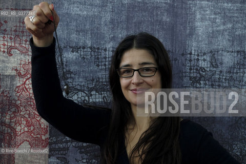 Rome December 7, 2018..Francesca Bellino, journalist and writer, photographed in Rome in the spaces of the La Nuvola Convention Center/Francesca Bellino, giornalista e scrittrice, fotografata a Roma negli spazi del Convention Center La Nuvola. ©Rino Bianchi/Rosebud2