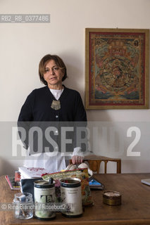 Rome January 17, 2019..Silvia Ranfagni, screenwriter, author for the cinema, photographer in her home in Rome, debuts in the narrative with the novel Corpo a corpo/Silvia Ranfagni, sceneggiatrice, autrice per il cinema, fotografata nella sua abitazione a Roma, esordisce nella narrativa con il romanzo Corpo a corpo ©Rino Bianchi/Rosebud2