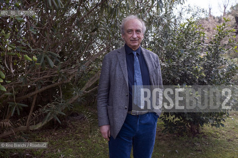 San Felice Circeo(LT) February 2019..Giulio Guidorizzi (Bergamo, 1948) Italian Greek author, translator, essayist and academic photographed in San Felice Circeo/Giulio Guidorizzi (Bergamo, 1948)  grecista, traduttore, saggista e accademico italiano fotografato a San Felice Circeo. ©Rino Bianchi/Rosebud2