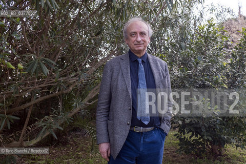 San Felice Circeo(LT) February 2019..Giulio Guidorizzi (Bergamo, 1948) Italian Greek author, translator, essayist and academic photographed in San Felice Circeo/Giulio Guidorizzi (Bergamo, 1948)  grecista, traduttore, saggista e accademico italiano fotografato a San Felice Circeo. ©Rino Bianchi/Rosebud2