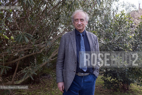 San Felice Circeo(LT) February 2019..Giulio Guidorizzi (Bergamo, 1948) Italian Greek author, translator, essayist and academic photographed in San Felice Circeo/Giulio Guidorizzi (Bergamo, 1948)  grecista, traduttore, saggista e accademico italiano fotografato a San Felice Circeo. ©Rino Bianchi/Rosebud2