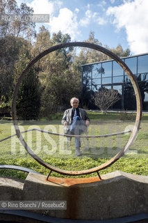 San Felice Circeo(LT) February 2019..Giulio Guidorizzi (Bergamo, 1948) Italian Greek author, translator, essayist and academic photographed in San Felice Circeo/Giulio Guidorizzi (Bergamo, 1948)  grecista, traduttore, saggista e accademico italiano fotografato a San Felice Circeo. ©Rino Bianchi/Rosebud2