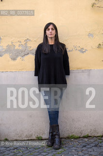 Rome February 15, 2018..Vera Giaconi, narrator, editor and freelance Uruguayan editor, photographed in Rome/Vera Giaconi, narratrice, editor e redattrice freelance uruguagia, fotografata a Roma. ©Rino Bianchi/Rosebud2