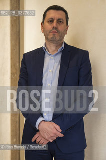 Rome February 20, 2019..Frederic Martel, historian, sociologist and French journalist, photographed in Rome at the Foreign Press office/Frederic Martel, storico, sociologo e giornalista francese, fotografato a Roma nella sede della Stampa Estera. ©Rino Bianchi/Rosebud2