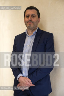 Rome February 20, 2019..Frederic Martel, historian, sociologist and French journalist, photographed in Rome at the Foreign Press office/Frederic Martel, storico, sociologo e giornalista francese, fotografato a Roma nella sede della Stampa Estera. ©Rino Bianchi/Rosebud2