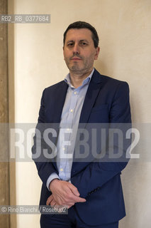 Rome February 20, 2019..Frederic Martel, historian, sociologist and French journalist, photographed in Rome at the Foreign Press office/Frederic Martel, storico, sociologo e giornalista francese, fotografato a Roma nella sede della Stampa Estera. ©Rino Bianchi/Rosebud2