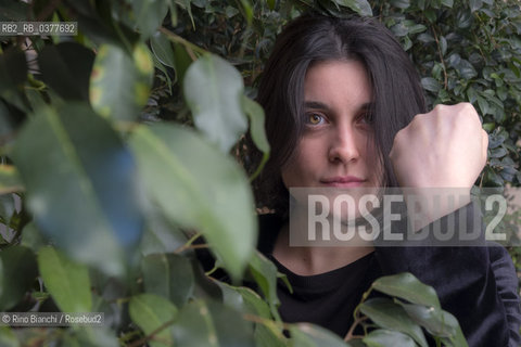 Rome February 15, 2019..Giulia Martini, poet and philologist, photographed in Rome/Giulia Martini, poetessa e filologa, fotografata a Roma. ©Rino Bianchi/Rosebud2