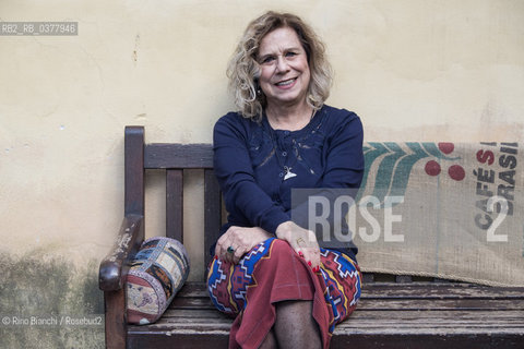 Rome March 9, 2019..Titti Marrone, journalist and writer, teaches history and techniques of journalism and is the author of many publications, photographed in Rome in the spaces of the Casa Internazionale delle Donne/Titti Marrone, giornalista e scrittrice, insegna storia e tecniche del giornalismo ed è autrice di molte pubblicazioni, fotografata a Roma negli spazi della Casa Internazionale delle Donne. ©Rino Bianchi/Rosebud2