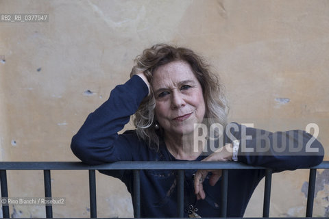 Rome March 9, 2019..Titti Marrone, journalist and writer, teaches history and techniques of journalism and is the author of many publications, photographed in Rome in the spaces of the Casa Internazionale delle Donne/Titti Marrone, giornalista e scrittrice, insegna storia e tecniche del giornalismo ed è autrice di molte pubblicazioni, fotografata a Roma negli spazi della Casa Internazionale delle Donne. ©Rino Bianchi/Rosebud2