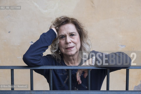 Rome March 9, 2019..Titti Marrone, journalist and writer, teaches history and techniques of journalism and is the author of many publications, photographed in Rome in the spaces of the Casa Internazionale delle Donne/Titti Marrone, giornalista e scrittrice, insegna storia e tecniche del giornalismo ed è autrice di molte pubblicazioni, fotografata a Roma negli spazi della Casa Internazionale delle Donne. ©Rino Bianchi/Rosebud2