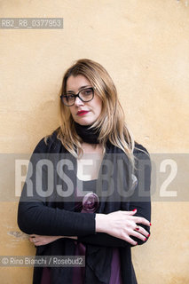 Rome March 9, 2019..Giorgia Righi, writer, photographed in Rome in the spaces of the Casa Internazionale delle Donne/Giorgia Righi, scrittrice, fotografata a Roma negli spazi della Casa Internazionale delle Donne ©Rino Bianchi/Rosebud2