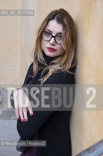 Rome March 9, 2019..Giorgia Righi, writer, photographed in Rome in the spaces of the Casa Internazionale delle Donne/Giorgia Righi, scrittrice, fotografata a Roma negli spazi della Casa Internazionale delle Donne ©Rino Bianchi/Rosebud2