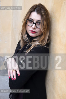 Rome March 9, 2019..Giorgia Righi, writer, photographed in Rome in the spaces of the Casa Internazionale delle Donne/Giorgia Righi, scrittrice, fotografata a Roma negli spazi della Casa Internazionale delle Donne ©Rino Bianchi/Rosebud2